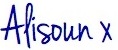 Alisoun signature